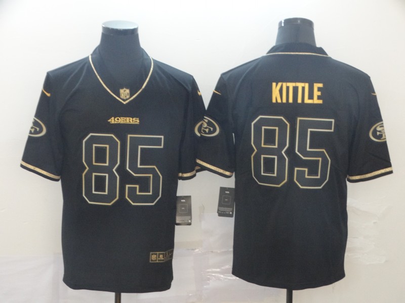 Men's San Francisco 49ers George Kittle #85 Black Alternate Jersey
